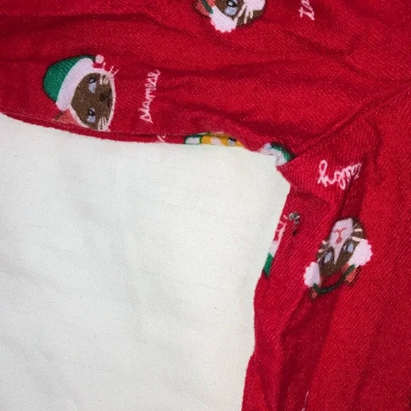 Lands' End festive cats women's XS (size 2-4) Pajama Top / Playful cats - Picture 6 of 16